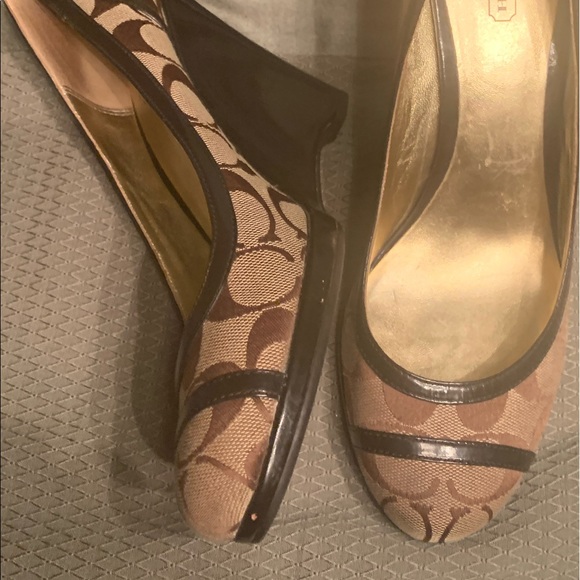 Authentic Coach Wedge Shoes - Picture 5 of 6